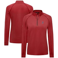 Women's Levelwear  Red Boston Sox Kinetic Insignia Quarter-Zip Pullover