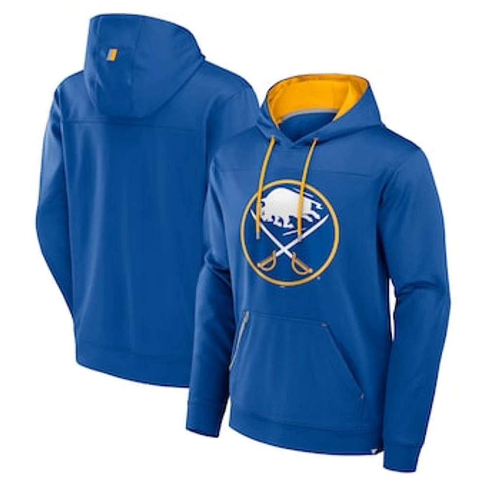 Men's Fanatics  Royal Buffalo Sabres Defender Pullover Hoodie