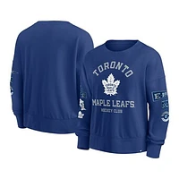 Women's Fanatics Blue Toronto Maple Leafs Go Team Pullover Sweatshirt