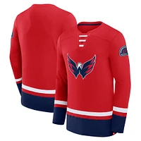 Men's Fanatics Red Washington Capitals High Point Long Sleeve T-Shirt