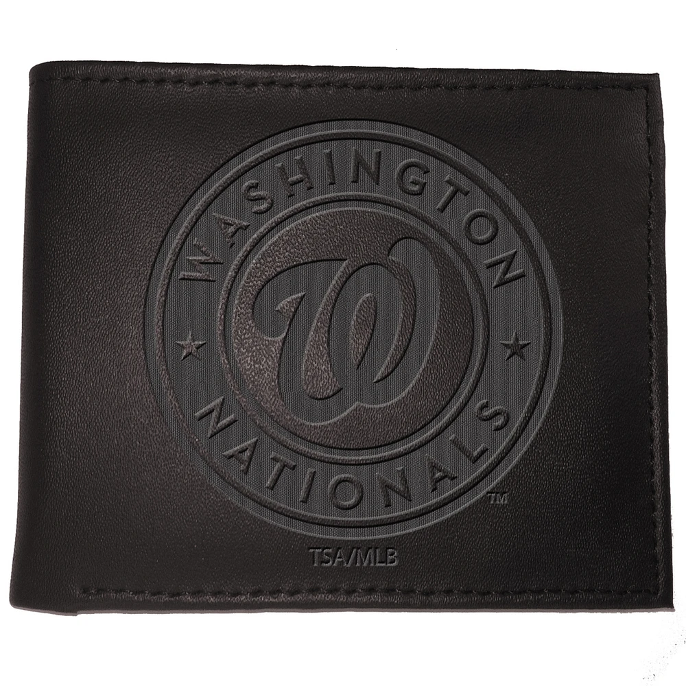 Black Washington Nationals Hybrid Bi-Fold Wallet