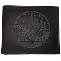 Black New York Mets Hybrid Bi-Fold Wallet
