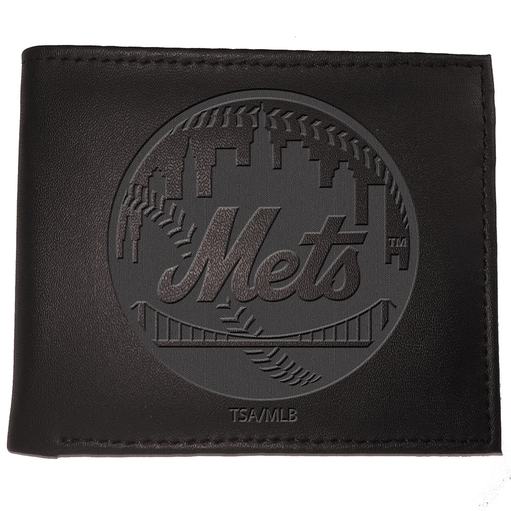 Black New York Mets Hybrid Bi-Fold Wallet