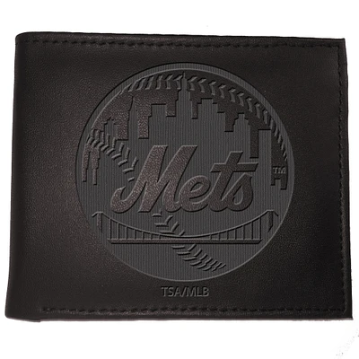 Black New York Mets Hybrid Bi-Fold Wallet