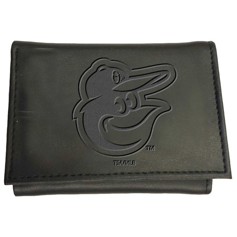Black Baltimore Orioles Hybrid Tri-Fold Wallet
