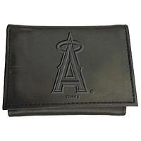 Black Los Angeles Angels Hybrid Tri-Fold Wallet