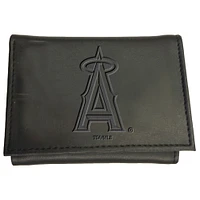 Black Los Angeles Angels Hybrid Tri-Fold Wallet