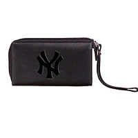 Black New York Yankees Cell Phone Wristlet Wallet