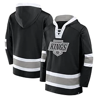 Men's Fanatics  Black Los Angeles Kings Inside Line Fleece Pullover Hoodie