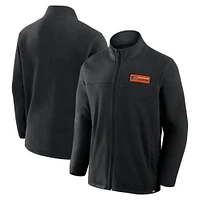 Men's Fanatics Black Philadelphia Flyers Home Ice Fleece Full-Zip Jacket