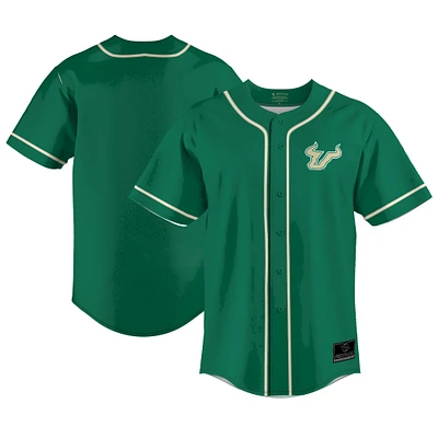 Youth ProSphere  Green South Florida Bulls Baseball Jersey