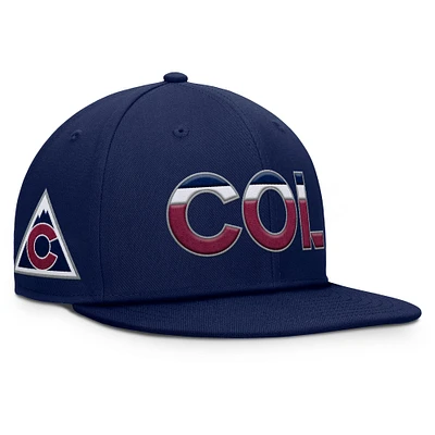 Men's Fanatics Navy Colorado Avalanche Authentic Pro Alternate Jersey Adjustable Snapback Hat