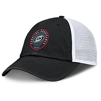 Men's Fanatics  Black/White Carolina Hurricanes Averie Trucker Adjustable Hat