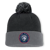 Men's Fanatics  Black Florida Panthers Cuffed Knit Hat with Pom