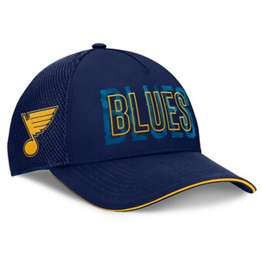 Men's Fanatics Navy St. Louis Blues Fundamental Flex Hat