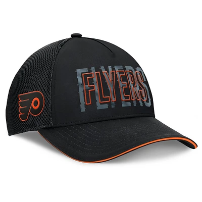 Men's Fanatics Black Philadelphia Flyers Fundamental Flex Hat