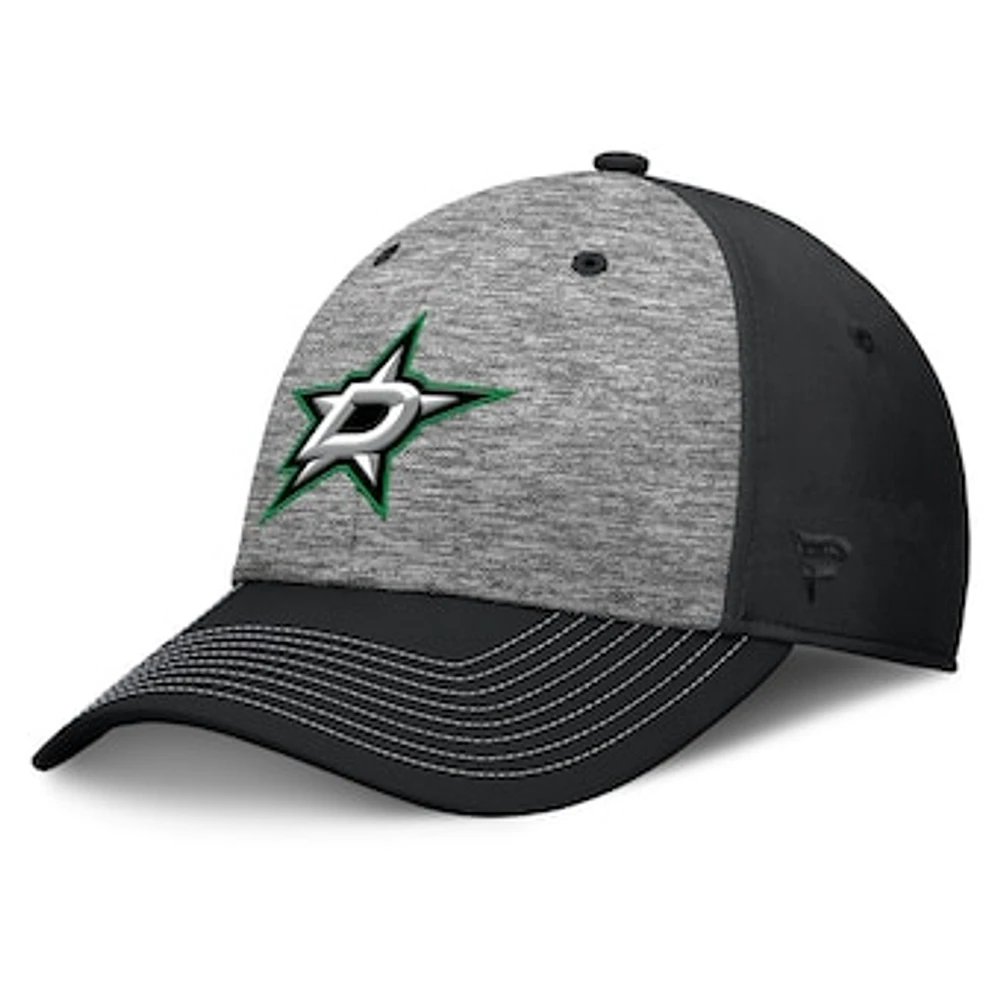 Men's Fanatics Gray Dallas Stars Fundamental Top Shelf Two-Tone Flex Hat