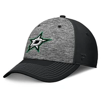 Men's Fanatics Gray Dallas Stars Fundamental Top Shelf Two-Tone Flex Hat