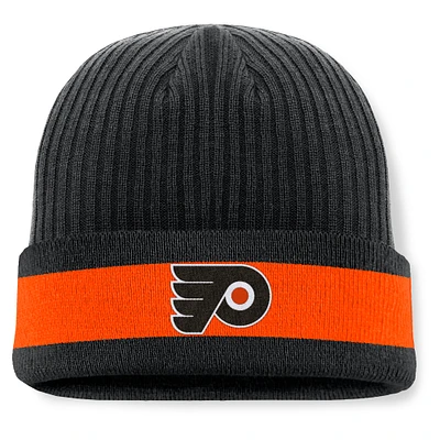 Men's Fanatics Black Philadelphia Flyers Blueliner Cuffed Knit Hat