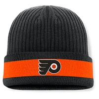 Men's Fanatics Black Philadelphia Flyers Blueliner Cuffed Knit Hat