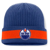 Men's Fanatics Royal Edmonton Oilers Blueliner Cuffed Knit Hat