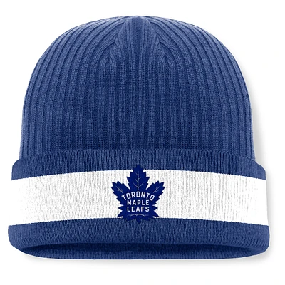 Men's Fanatics Blue Toronto Maple Leafs Blueliner Cuffed Knit Hat