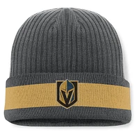 Men's Fanatics Charcoal Vegas Golden Knights Blueliner Cuffed Knit Hat