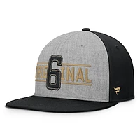 Men's Fanatics  Gray Original 6 Henley Snapback Hat