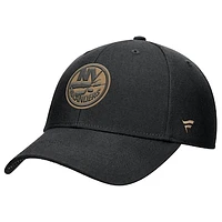 Men's Fanatics Black New York Islanders Authentic Pro Military Appreciation Adjustable Hat