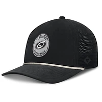 Men's Fanatics Black Carolina Hurricanes Front Office Performance A-Frame Adjustable Hat