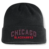 Men's Fanatics Black Chicago Blackhawks Andee Cuffed Beanie