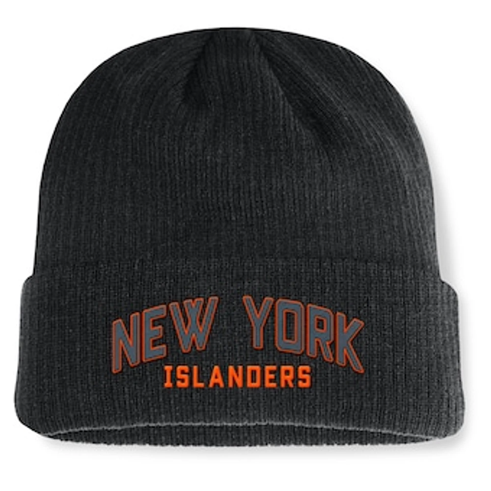 Men's Fanatics Black New York Islanders Andee Cuffed Beanie