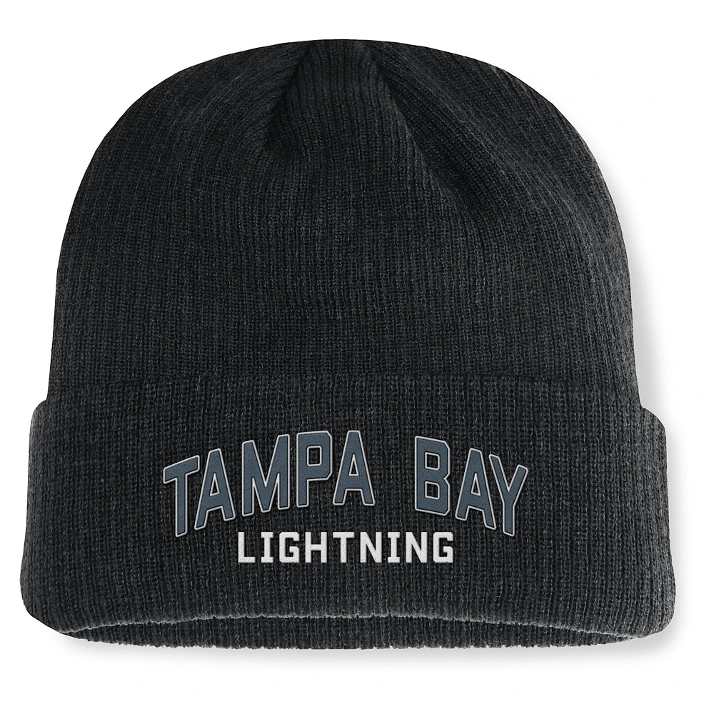 Men's Fanatics Black Tampa Bay Lightning Andee Cuffed Beanie