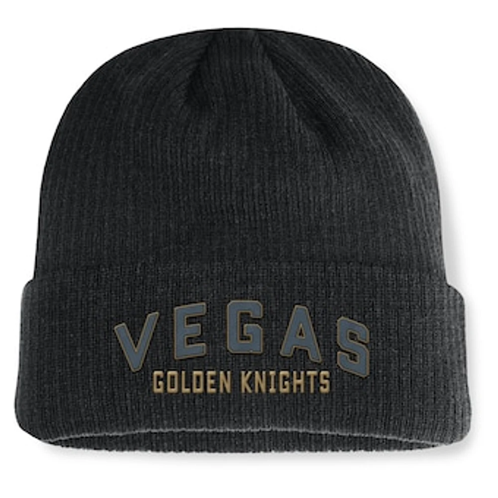 Men's Fanatics Black Vegas Golden Knights Andee Cuffed Beanie