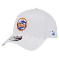 Men's New Era White New York Mets TC A-Frame 9FORTY Adjustable Hat