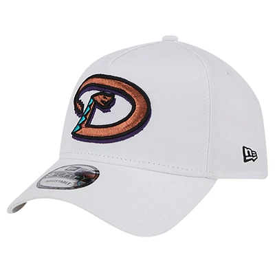 Men's New Era White Arizona Diamondbacks TC A-Frame 9FORTY Adjustable Hat