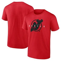 Men's Red New Jersey Devils Coordinate T-Shirt