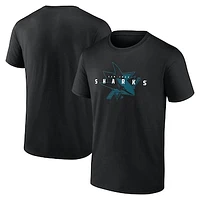 Men's Black San Jose Sharks Coordinate T-Shirt