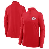 Women's Red Kansas City Chiefs Velocity Quarter-Zip Jacket