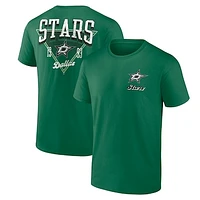 Men's Logo Athletic Kelly Green Dallas Stars Never Over T-Shirt