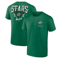 Men's Logo Athletic Kelly Green Dallas Stars Never Over T-Shirt