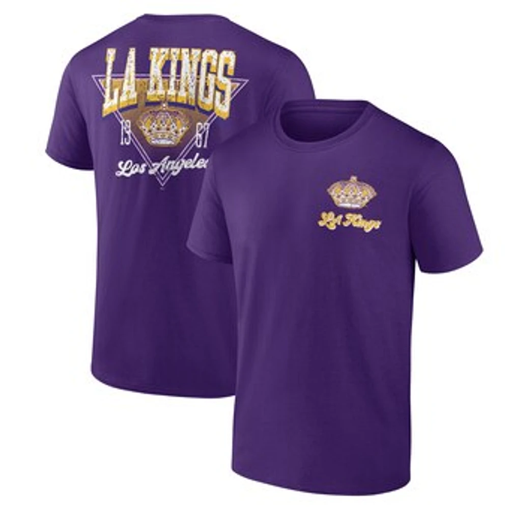 Men's Purple Los Angeles Kings Never Over T-Shirt