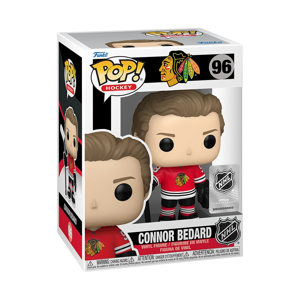 Funko Pop! Chicago Blackhawks #96 Connor Bedard Vinyl Figure