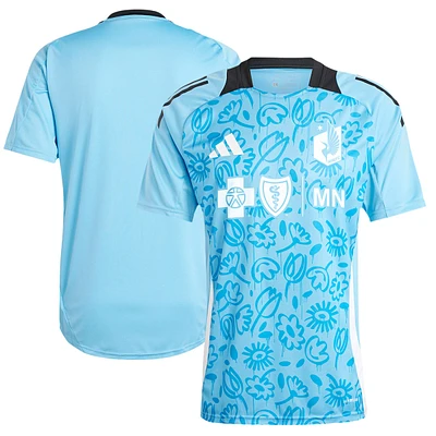 Men's adidas Blue Minnesota United FC 2024 One Planet Pre-Match Top