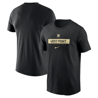 Men's Nike Black Army Black Knights 2024 Sideline Performance T-Shirt