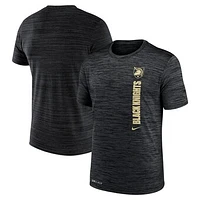 Men's Nike Black Army Black Knights 2024 Sideline Velocity Legend Performance T-Shirt