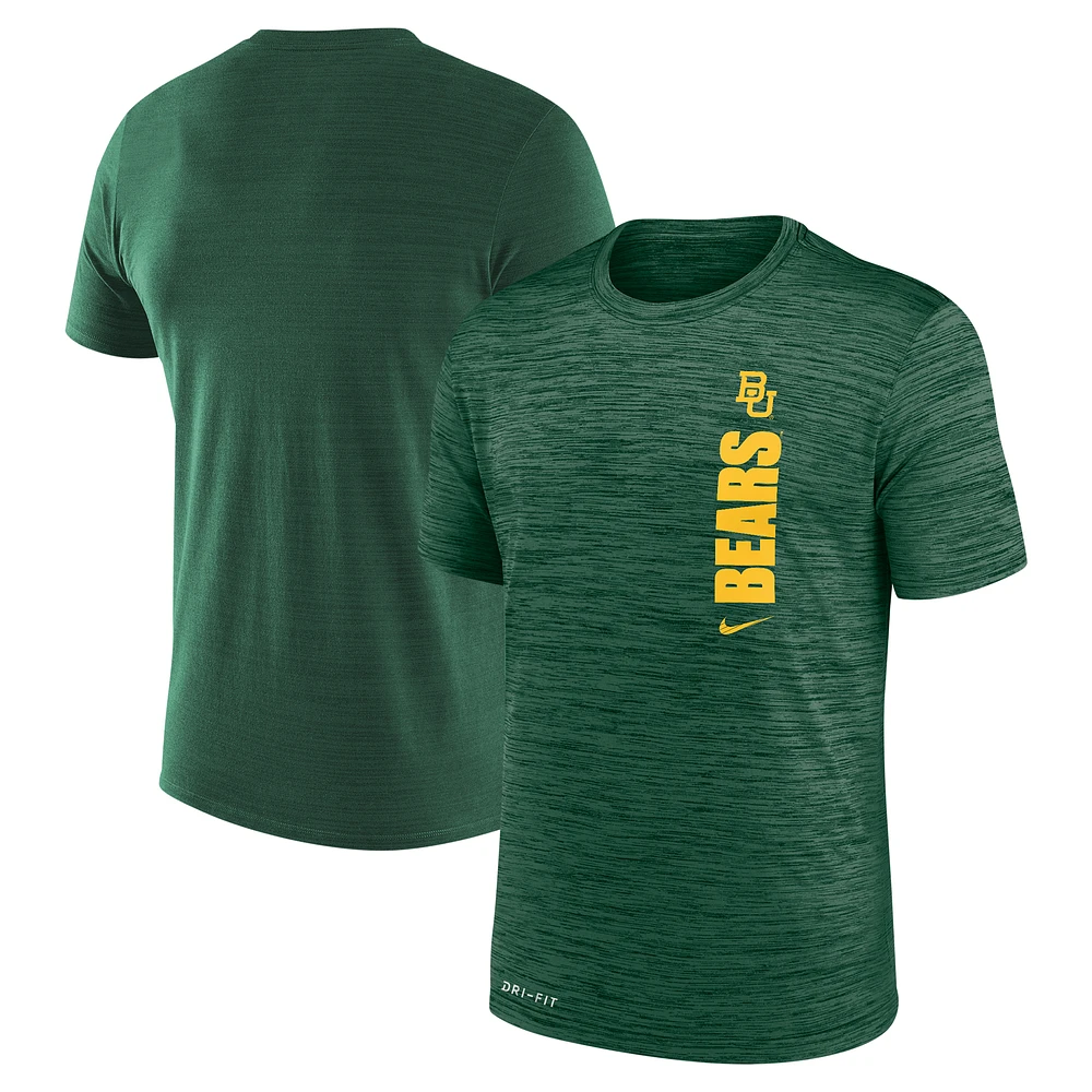 Men's Nike Green Baylor Bears 2024 Sideline Velocity Legend Performance T-Shirt