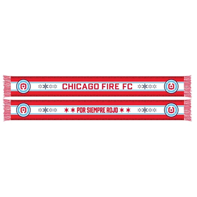 Red Chicago Fire 2024 Jersey Hook Scarf