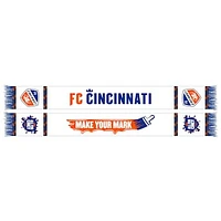 White FC Cincinnati 2024 Jersey Hook Scarf