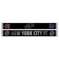 Black New York City FC 2024 Jersey Hook Scarf